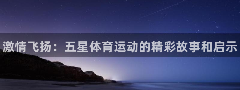 yy易游官方正版app新能源：激情飞扬：五星体育运动