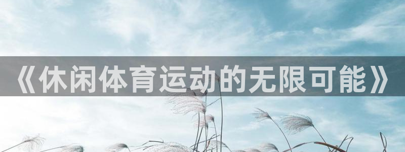 yy易游官方正版app代理：《休闲体育运动的无限可能