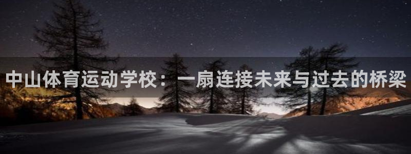 yy易游官方正版app集团logo：中山体育运动学校