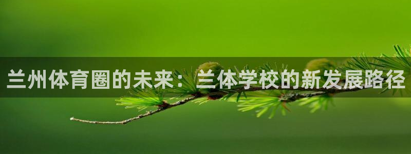 yy易游官网下载官方客服电话：兰州体育圈的未来：兰体学校的新