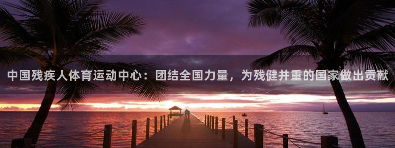 yy易游体育是什么：中国残疾人体育运动中心：团结全国力量，为